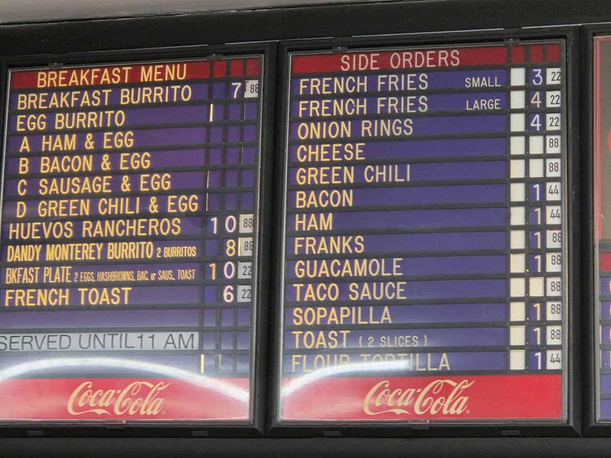 Dandy Burger Menu - Image 1
